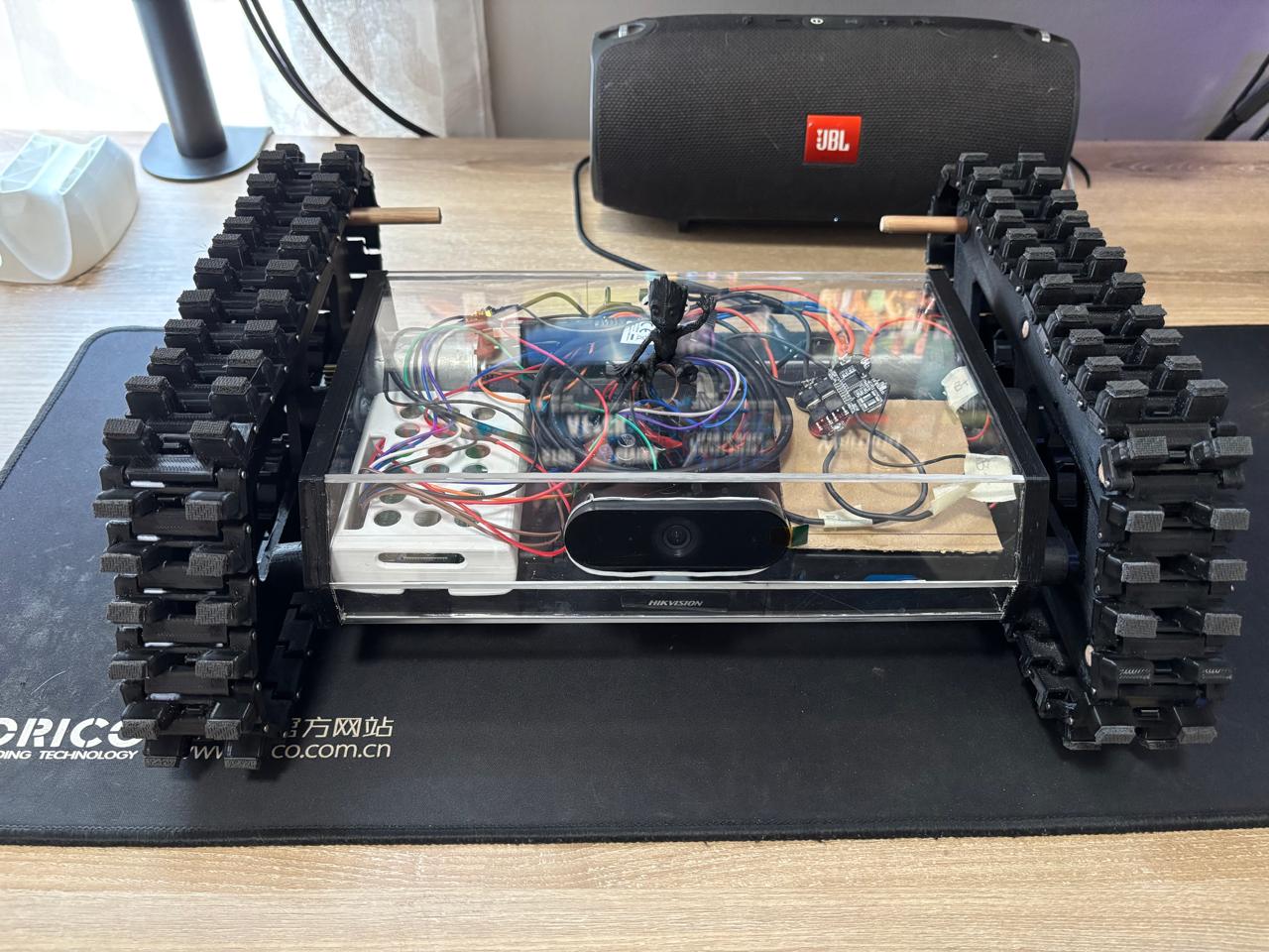 Semi Autonomous Surveillance Robot