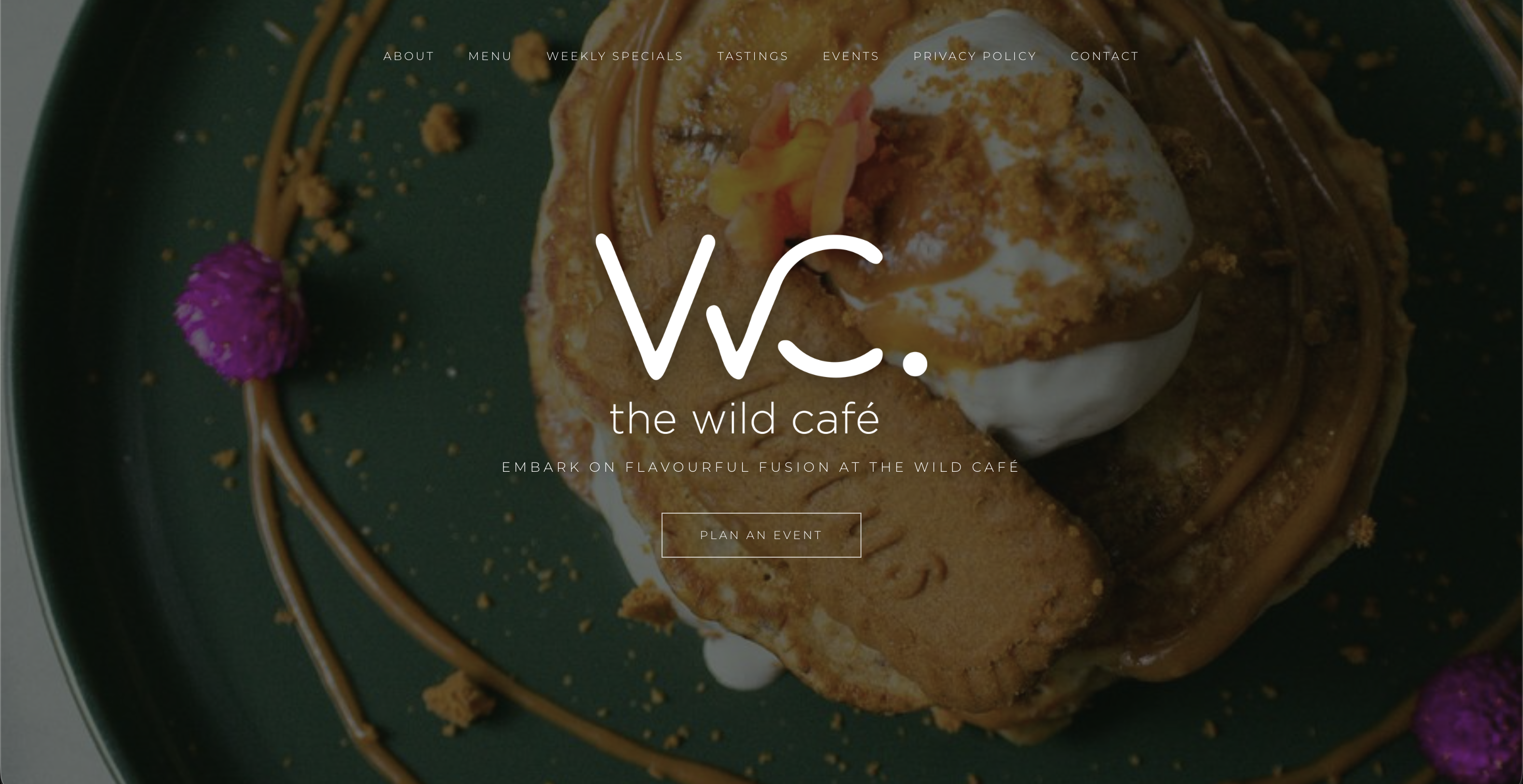 The Wild Café website